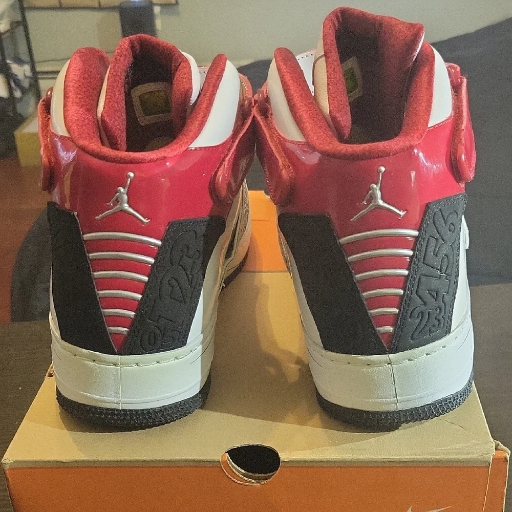 Air Jordan 20 Retro Fusion (AJF 20) "White/Varsity Red" (2008) Mens 15 BRAND NEW - Picture 5 of 13
